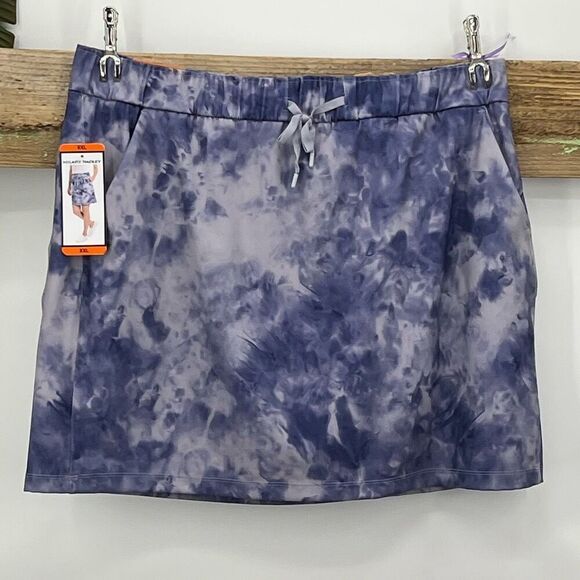 Hillary Radley Summer Skirt Indigo Tie Dye Print XXL - Picture 1 of 3